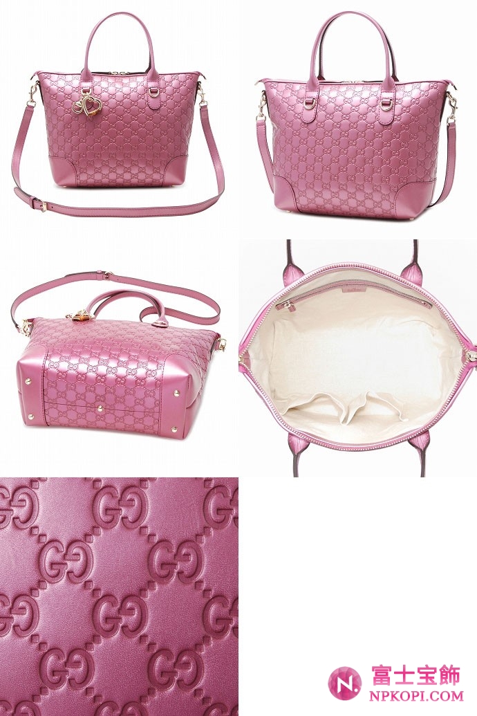 GUCCI/グッチ 2012年春夏新作HEART BITトートバッグ 269957 AHB1G 5517 